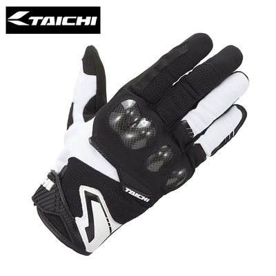 TAICHI motorcycle riding gloves for men, suitable: Motorcycle Safety Supplies - blackwhite-s