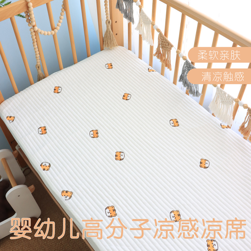 Crib bed hat summer cool Ice Silk mattress baby mat