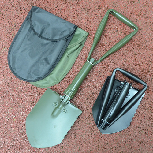 Outdoor 104 large engineer shovel multi-function shovel camping equipment folding military shovel wholesale folding shovel