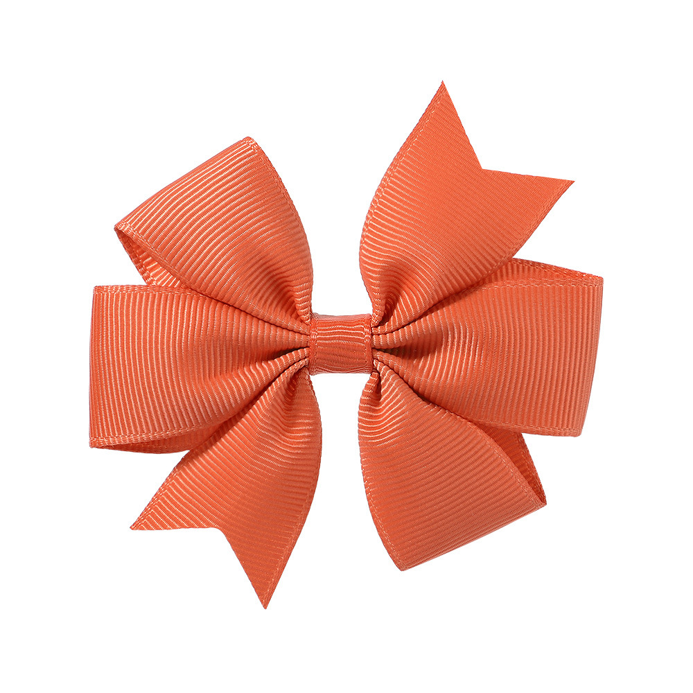 Fashion Solid Color Bow Knot Cloth Hair Clip 1 Piece display picture 4