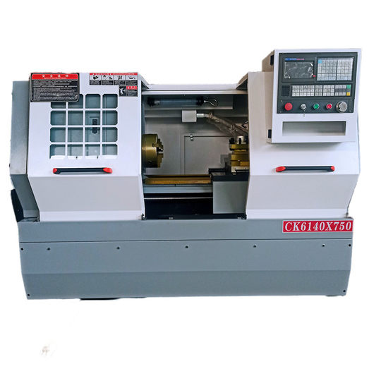 in stock CK6140X750 CNC Lathe High Hardness Casting Wide Number System Automatic Horizontal Lathe