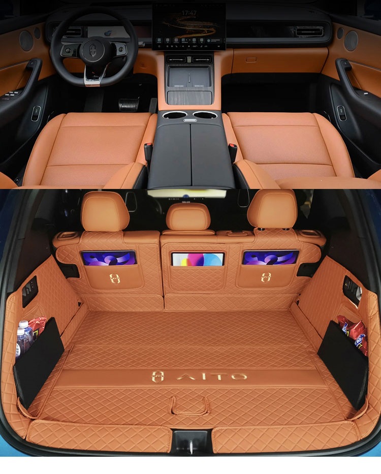 26 models of Wenjie M6 trunk mats, full coverage, Wenjie M6 car accessories, interior accessories, modified trunk mats, wear-resistant