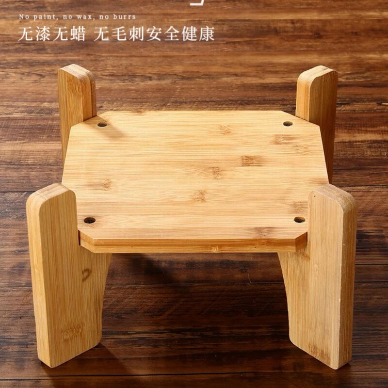 New Style Wine Bottle Solid Wood Base Thickened Plate Bamboo and Wood Shelf Glass Bottle Bonsai Countertop Display Rack Storage Rack New Style Wine Bottle Solid Wood Base Thickened Plate Bamboo and Wood Shelf Glass Bottle Bonsai Countertop Display Rack Storage Rack