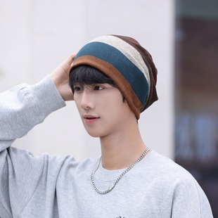 Scarf Women's Pullover Scarf Hat Multi-Functional Twist Hat Mask Women's Autumn and Winter Warm Neck Protection Fashion Versatile