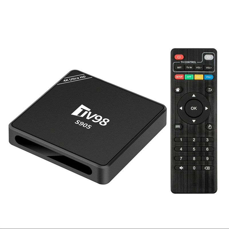 TV98 S905 2.4G WiFi Android 12 -сет -топ бокс 4K сетевой телевизионный бокс иностранная торговля TV BO