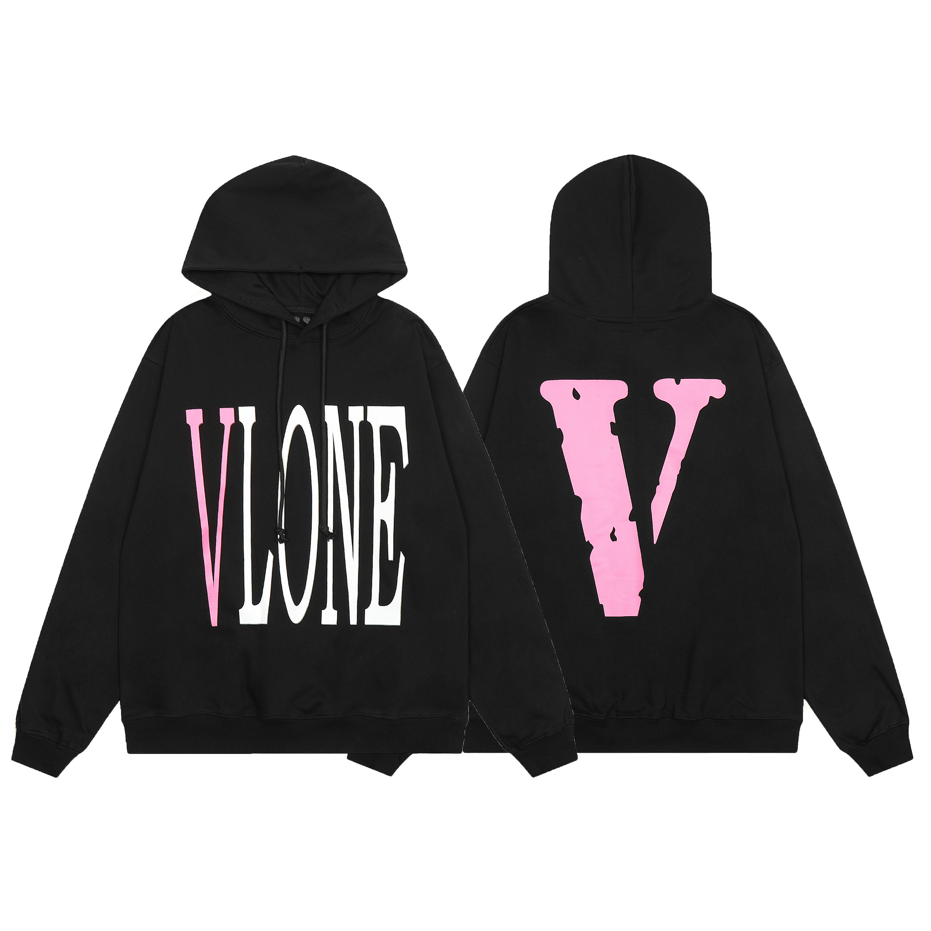 Exterior solo Vlone FOG mosaico AMIGOS elemento estilo Americano grande V serie con capucha suéter pesado