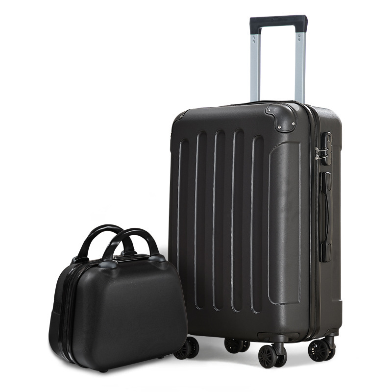 Cross-Border Distribution Suitcase Large Capacity Trolley Case Student Men and Women Light Sound Universal Wheel Multi-Functional Suitcase Wholesale