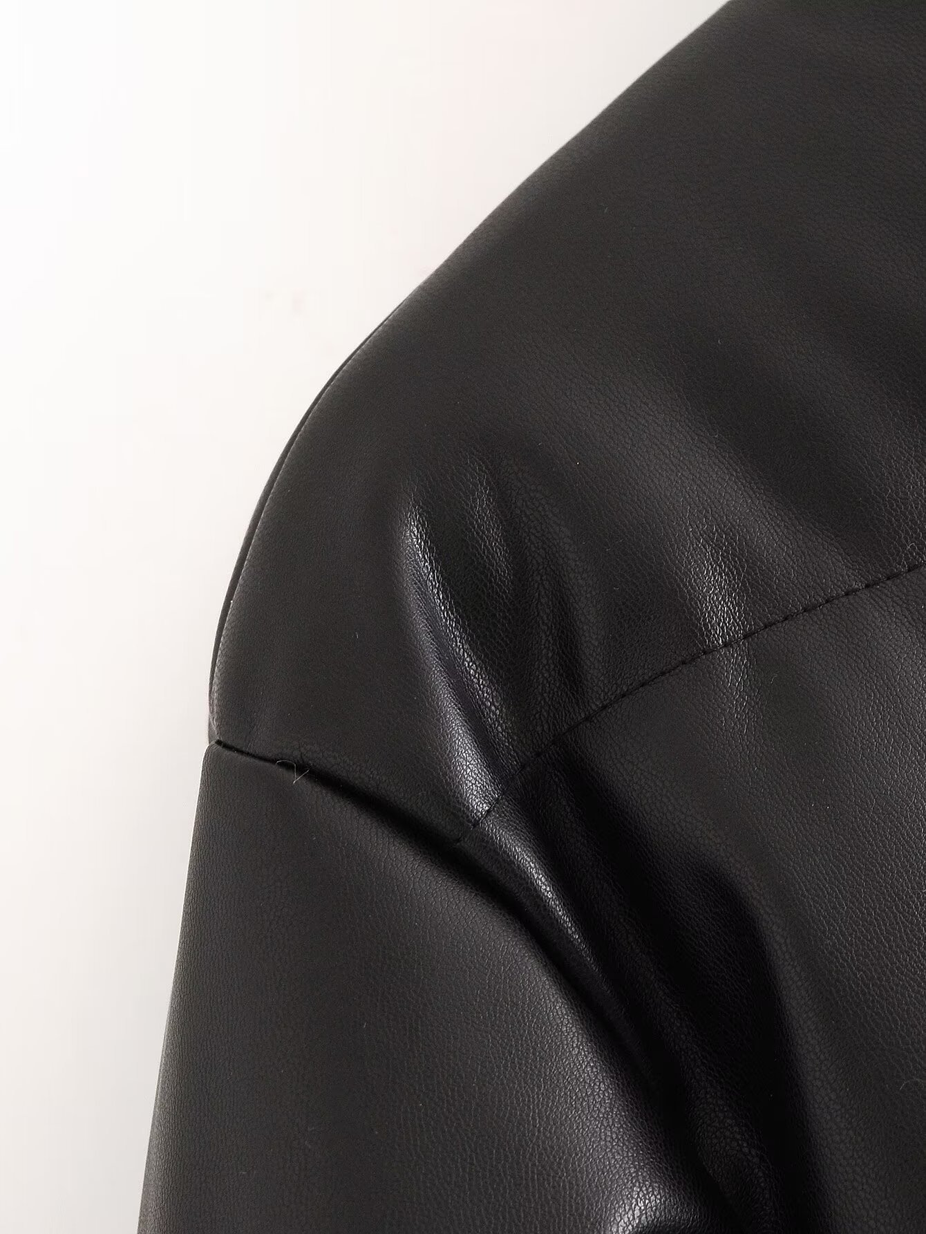 Women's Clothing 2024 Winter New Women's Urban Casual Leather Cotton Jacket_voghion.com