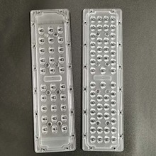 LED路灯透镜50珠30珠5050工矿隧道灯140度PC透镜连体Led模组灯具