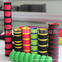 橡塑发泡管海绵把手套健身器材双色护套厂家NBR防护防滑健身器材