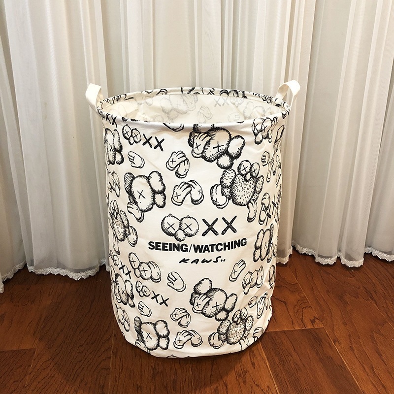 KAWS Seeing/Watching Storage Basket White