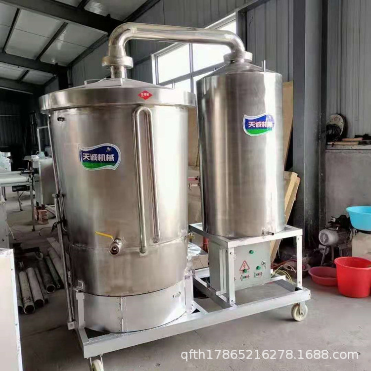 厂家直供粮食蒸酒设备 中小型酿酒设备 白酒蒸酒机操作方法说明