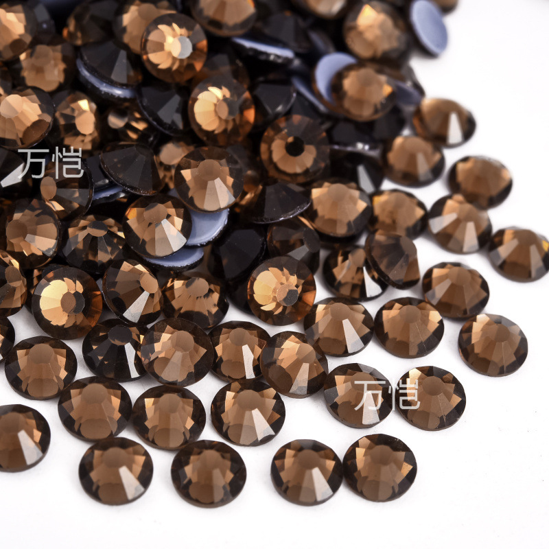 爆発的な輝きの平底イミテーションオパールラインストーン、衣類用アクセサリー、電気メッキガラスラインストーン、大型装飾品、DIYジュエリーアクセサリー材料