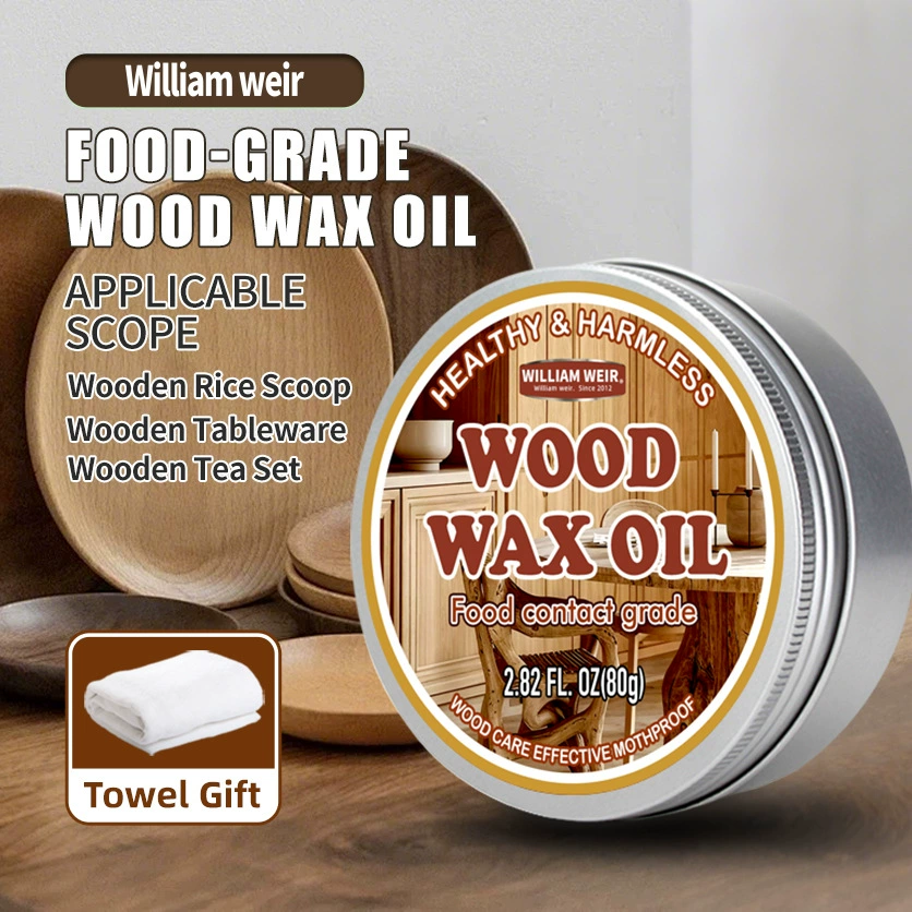 Пищевой деревянный воск, масло для деревянной посуды, уход за разделочной доской, пчелиный воск, уход за разделочной доской из цельного дерева, масло для бамбукового дерева, твердое воскование