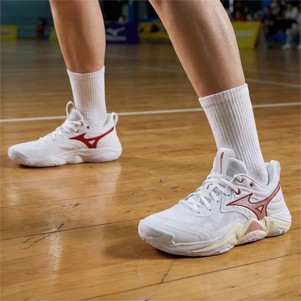 Zapatillas de entrenamiento para voleibol y bádminton MOMENTUM ELITE de PU y caucho