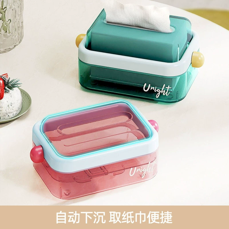 Storage box for face washing, wet wipes