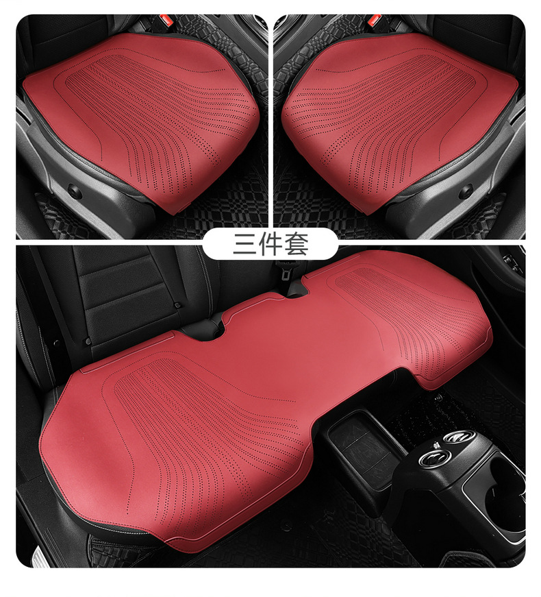 Factory Direct Sales All-Season Suede Leather Saddle Pad Breathable, Stain-Resistant and Wear-Resistant Car Seat Cushion Car Interior Seat Cover