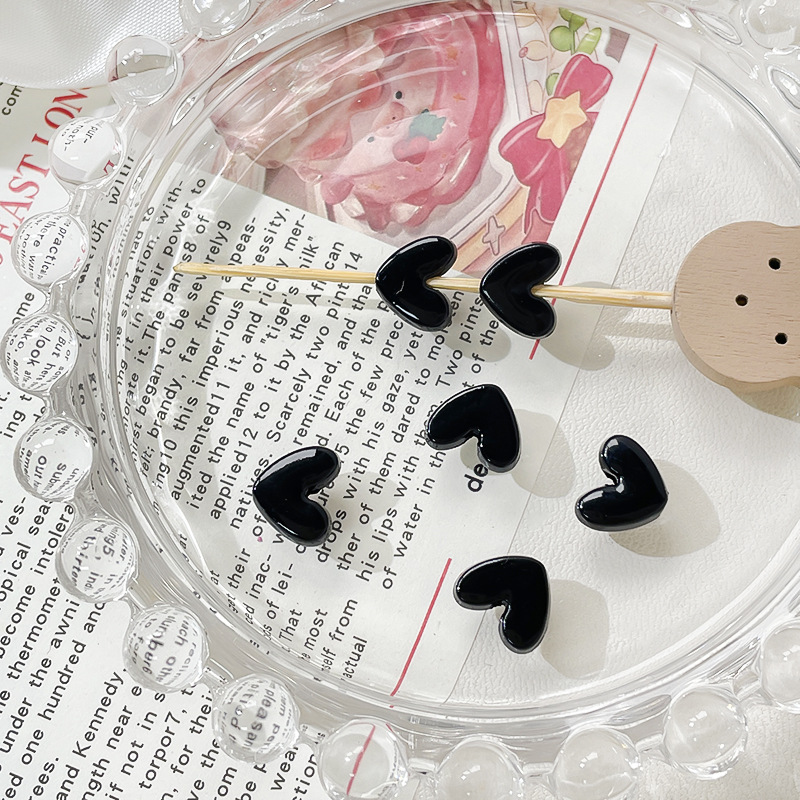2g Weight Beads Jewelry Making Type 10 * 8mm Jewelry Making Size DIY Jewelry Accessories Classification Hole 1~1.9mm Hole Size 1 Piece Quantity Zinc alloy Material Heart Shape Pattern Stoving Varnish Design Cute Style 1 Piece 10 * 8mm Hole 1~1.9mm Zinc Alloy Heart Shape DIY Jewelry Accessories Beads 12