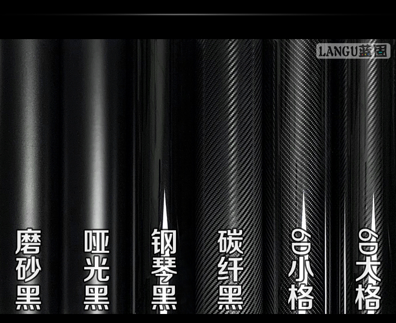 Car Color Change Film Carbon Fiber Sticker, Color Change Car Film, Black Interior, Body Trim, Blackened Trim, Glossy Black Film