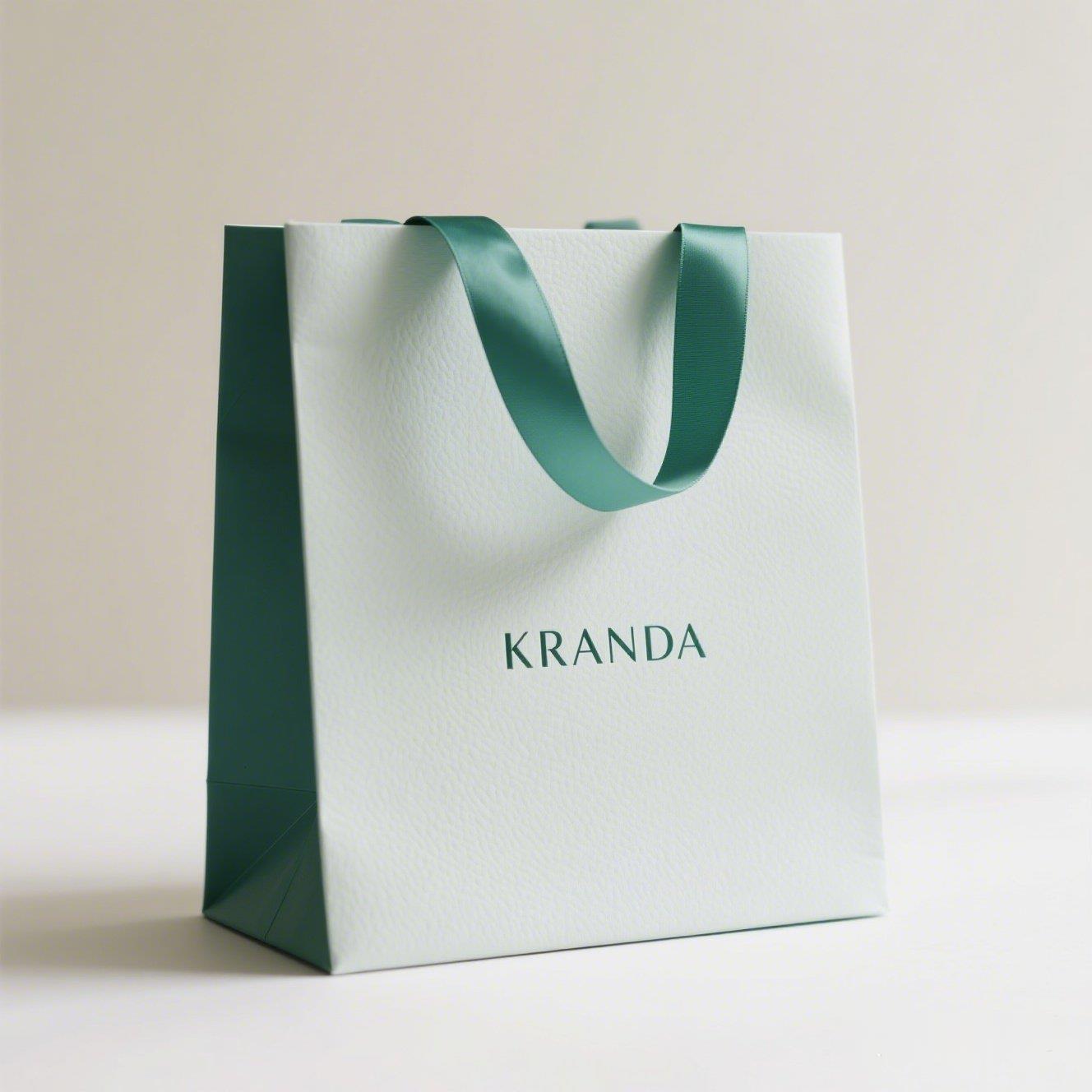 纸袋啶制手提袋礼品袋服装店礼品袋子轻奢高档彩色大号A4化妆品