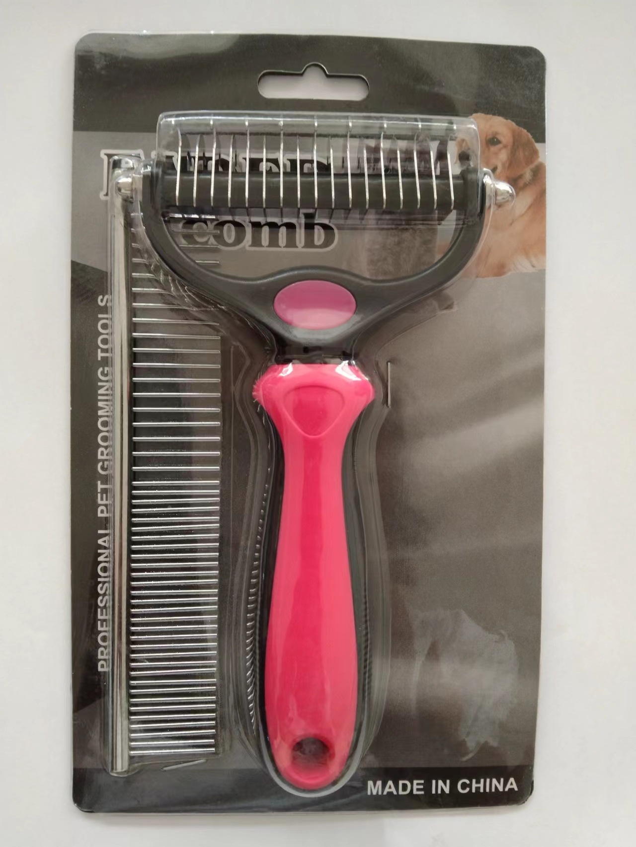 로즈 + 스틸 빗 검정 종이 카드 포장