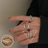 One size brand retro ring, silver 925 sample, internet celebrity, European style, on index finger