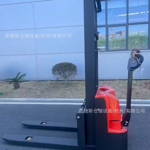 1.5/2 ton walking type full electric pallet stacker narrow channel hydraulic loading and unloading truck stacking forklift