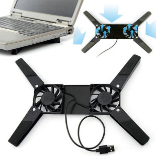 Xiaoqiang folding notebook radiator game book Double fan cooling bracket mini notebook cooling base