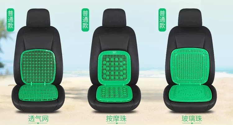 Car seat cushion, summer cooling pad, ventilated and breathable, specialized for trucks, forklifts, vans, forklifts, and excavators, double-layer seat