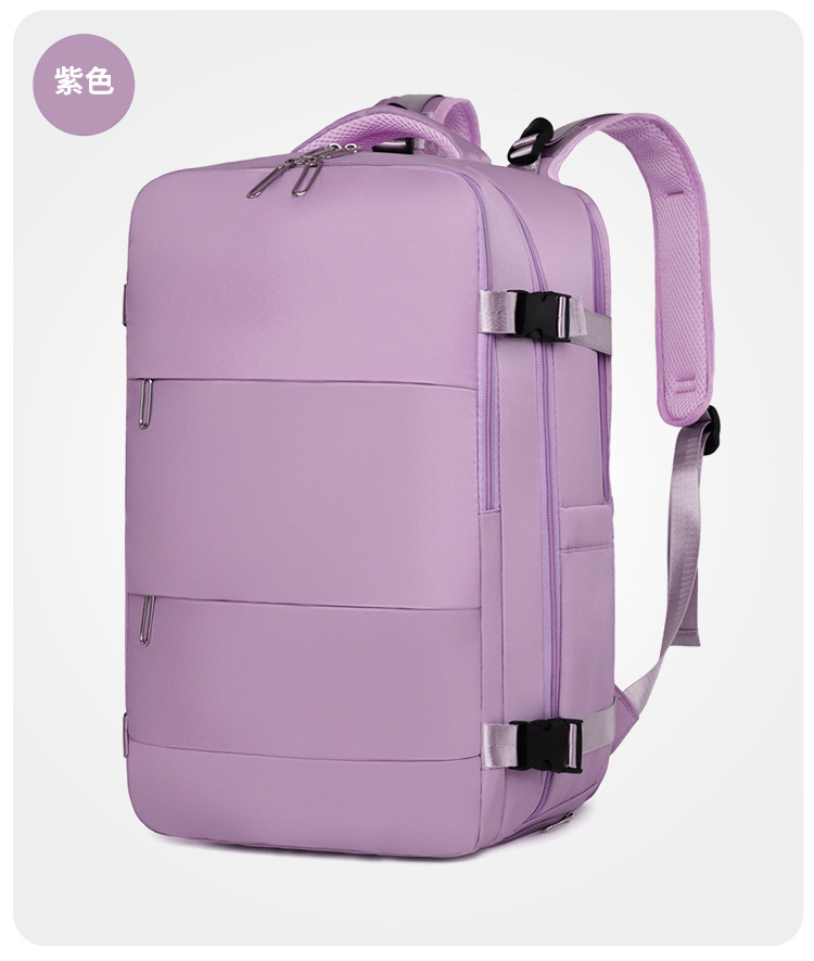 Budget Airline Carry-On Bag 40*30*20 Travel Bag For Women With Separate Shoe Compartment Logo Backpack Ready Stock - Thumbnail 8