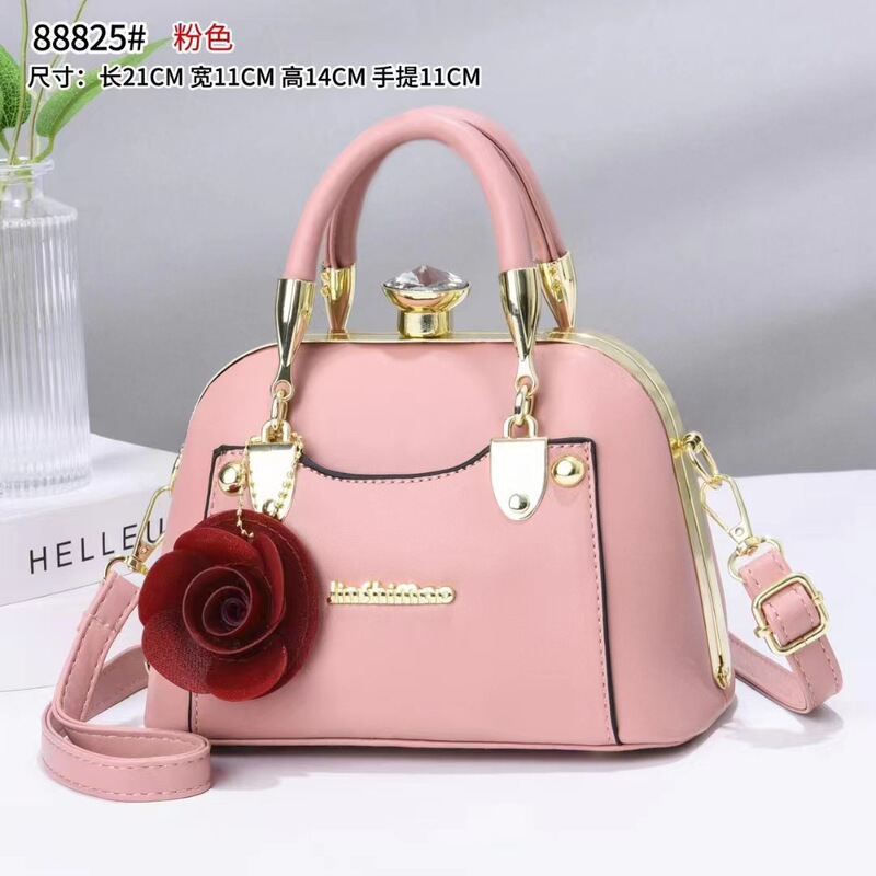 Steel clip shell bag 2024 cross-border foreign trade a generation of new women's bag high quality hand shoulder diagonal bag
