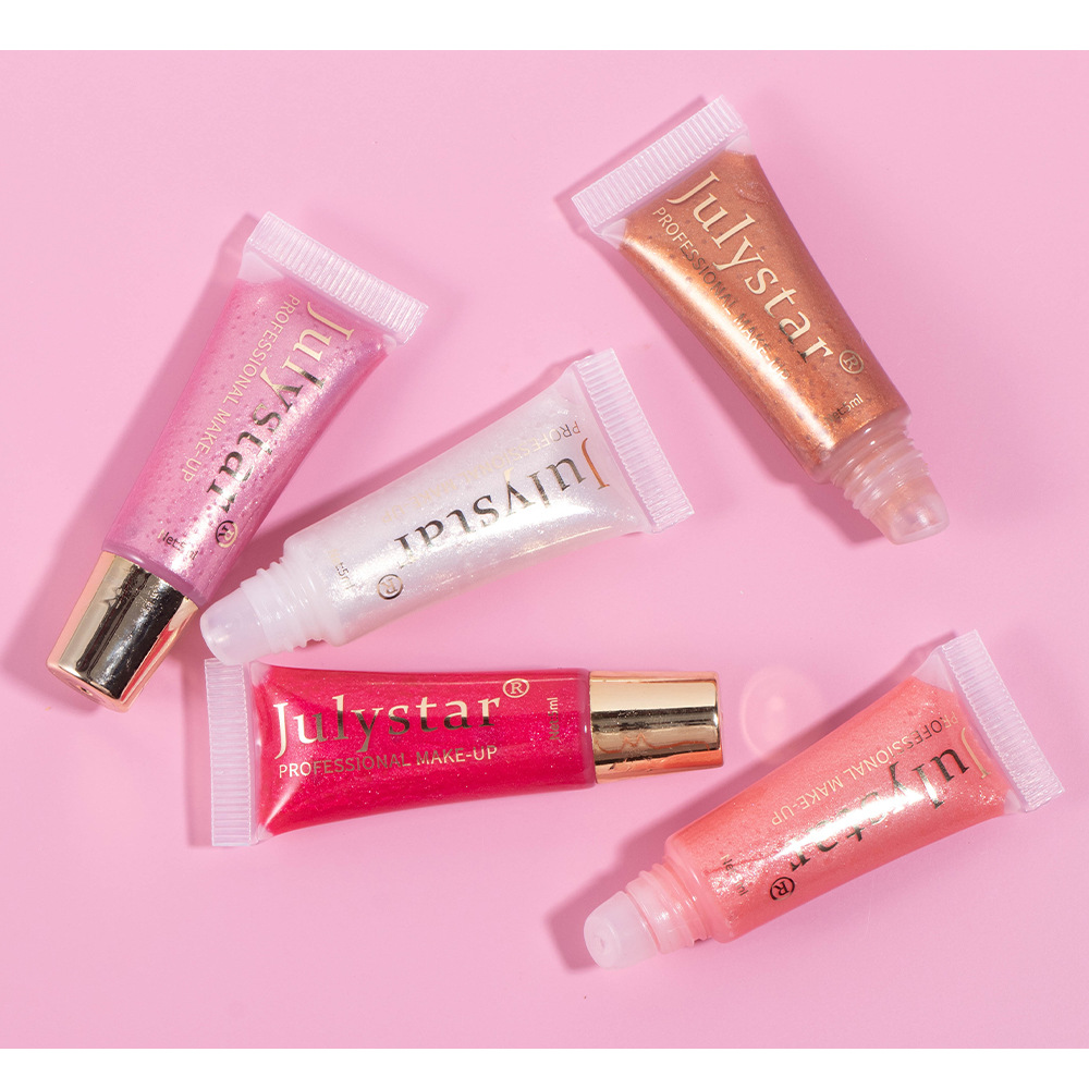 Julystar Moisturizing and Hydrating Pearlescent Lip Gloss Long-lasting Water Repellent Lip Oil Easy to Color Lip Makeup wholesale undefined