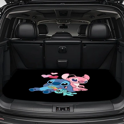 Easy Care Stain-Resistant Water-Absorbent Dust-Proof | Avtomobil döşəmə paspasları - stitch-trunk-7-75100cm-crystal-velvet