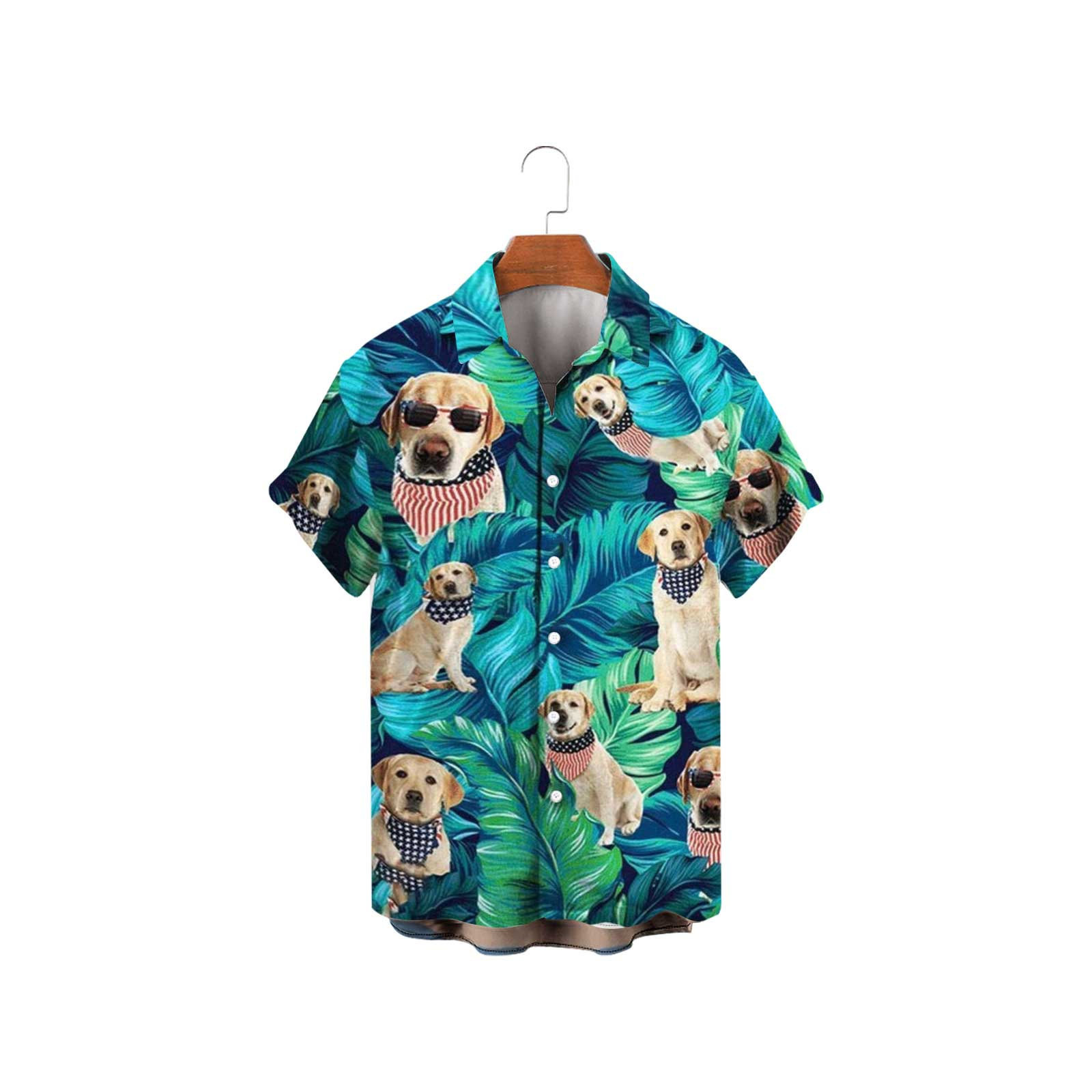 Playa hebilla serie deportes año nuevo camisa cárdigan camisa casual seis hombres Navidad transfronteriza 2024 corto Europa y América