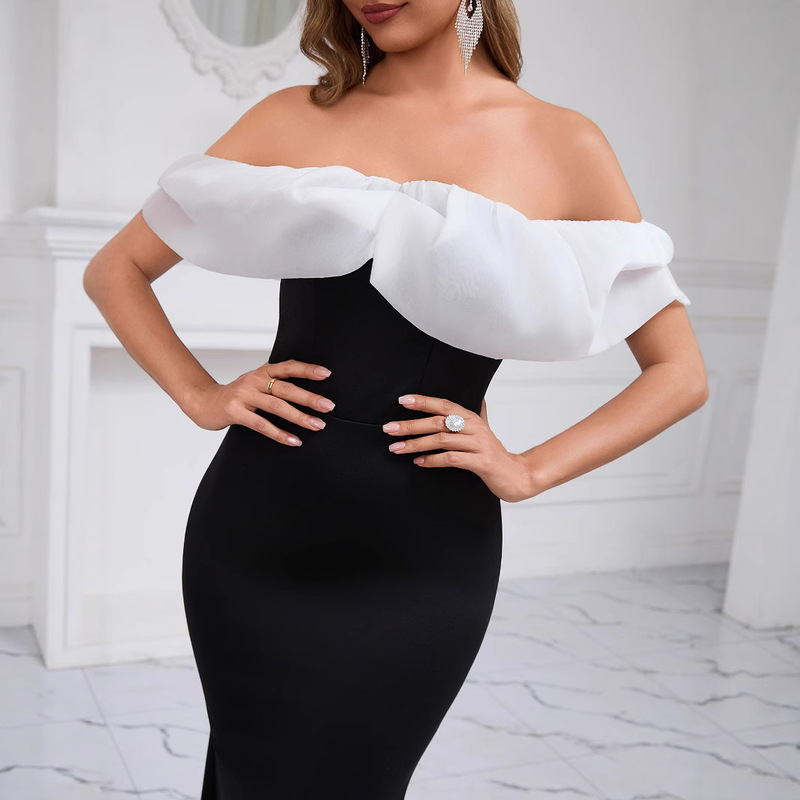 Celebrity-Inspired Elegant Goddess-Style Long Dress, Light Luxury Niche Stunning Gown, Fairy-Like Celebrity-Style Evening Dress