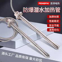 不銹鋼法蘭電熱管 可潛水電加熱管多種工業加熱管廠家批發