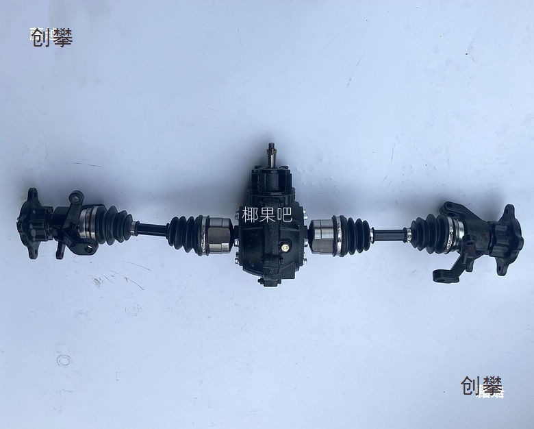 Modified kart accessories, four-wheel drive large ATV front-wheel drive kit, gear box, ball cage, drive shaft, horn flange