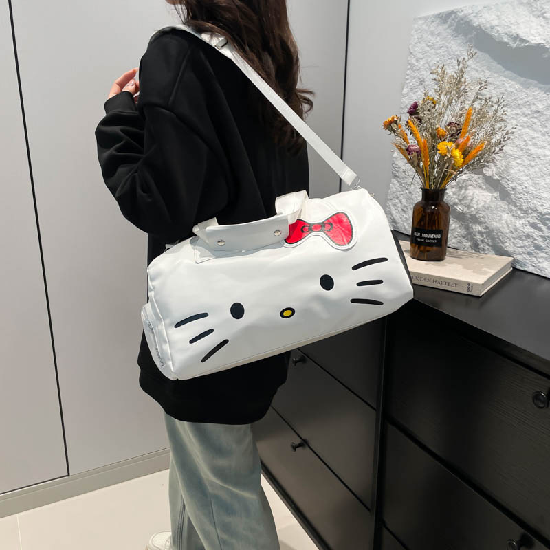 新款旅行包女大容量可套拉杆箱登机包行李袋干湿分离健身包斜挎包|undefined