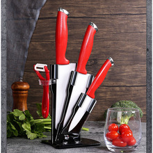 跨境陶瓷刀具套装家用5件套厨房切菜刀水果刀多用刀商业礼品套刀