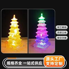 厂家直销大雁塔建筑模型摆件工艺品西安旅游创意纪念仿古源头厂家