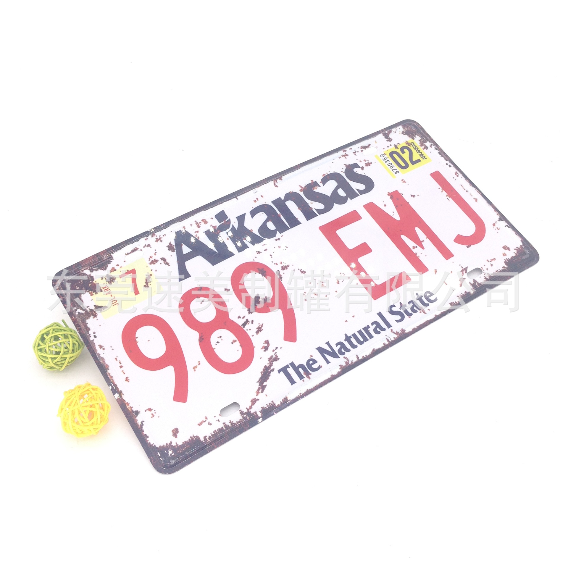 定 制厂家外贸铁牌广告车牌车牌亚马逊跨境金属车牌 装饰车牌架