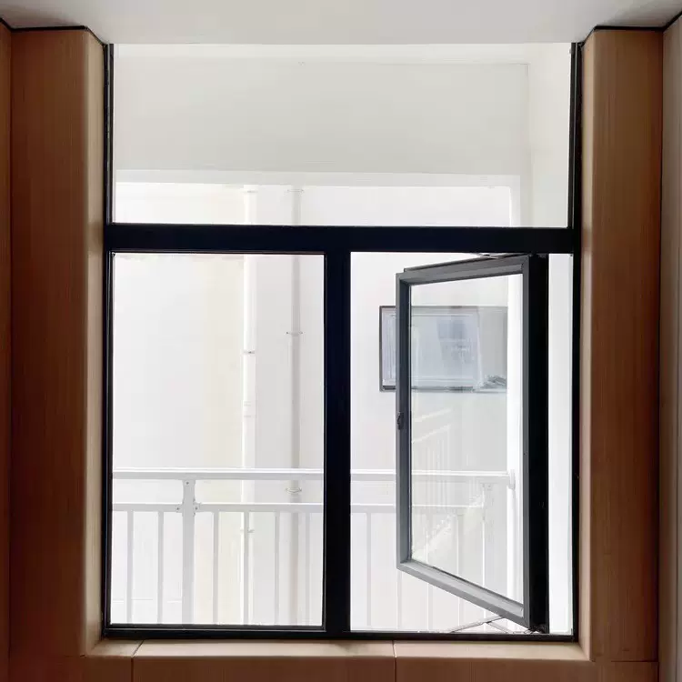 55系列平开窗铝合金恒温低碳静音防盗门窗智能家居自建房封阳台