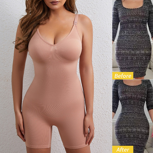 Body shaper for women one-piece catsuit body belly waist trimmer buttock lifter garment female postpartum shape girded with abdomen tight corsets