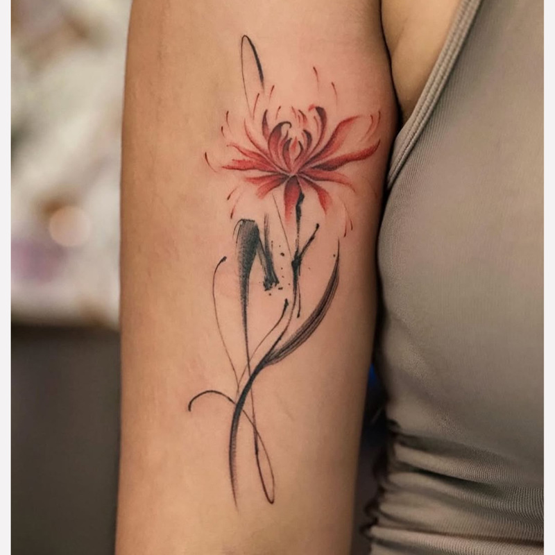 Cross-Border New Tattoo Stickers with High Aesthetic Appeal, Waterproof and Long-Lasting, Temporary Tattoo Stickers for Sexy Arms