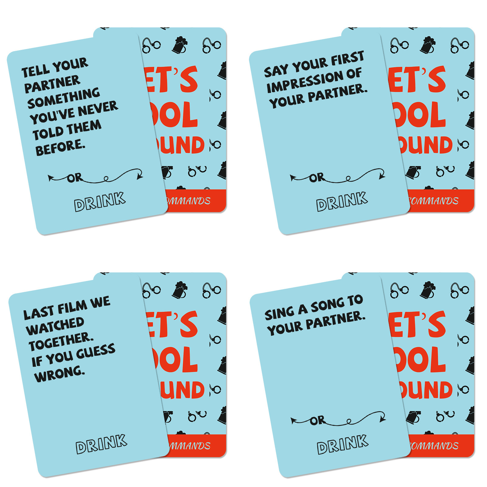 Couple Desktop Interactive Dialogue Game Cards English Version_voghion.com