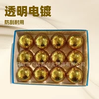 Совершенно новый мяч для гольфа, хит продаж, прозрачный гальванический цветной мяч для гольфа, двухслойный мяч, подарочный мяч для гольфа