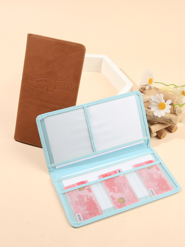 Passport Holder Large Capacity Anti-theft Waterproof Driving License PVC Case Card Holder Document Organizer Passport Bag