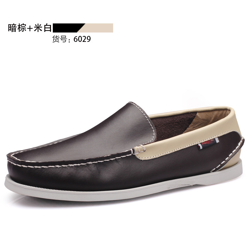 Zapatos transfronterizos para hombres, comercio exterior, zapatos de vela de gran tamaño, versión coreana para hombres, conducción de moda, zapatos de guisantes, zapatos casuales, zapatos de cuero, AliExpress para hombres