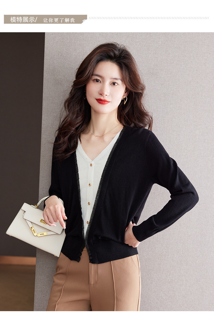 E6103 1060K ÁO SƠ MI NỮ TAIRYA ÁO LEN DÀI TAY CẢ BỘ 2 MÓN MÙA XUÂN THU ĐÔNG CỔ CHỮ V THỜI TRANG NỮ G03 SẢN PHẨM MỚI