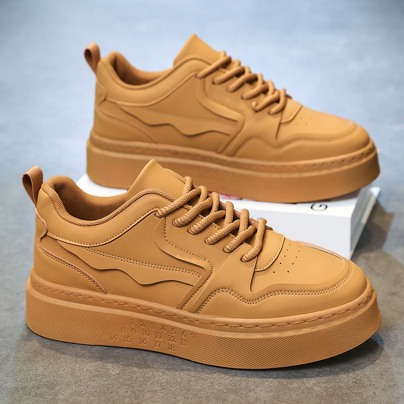 2025 новая мужская обувь весенняя работа на кухне работа по страхованию труда Мужская обувь спорт повседневная черная мужская доска обувь прилив